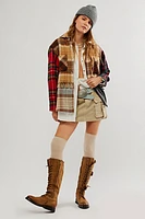 Carleen Fringe Plaid Ardmore Jacket