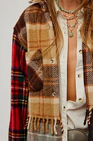 Carleen Fringe Plaid Ardmore Jacket