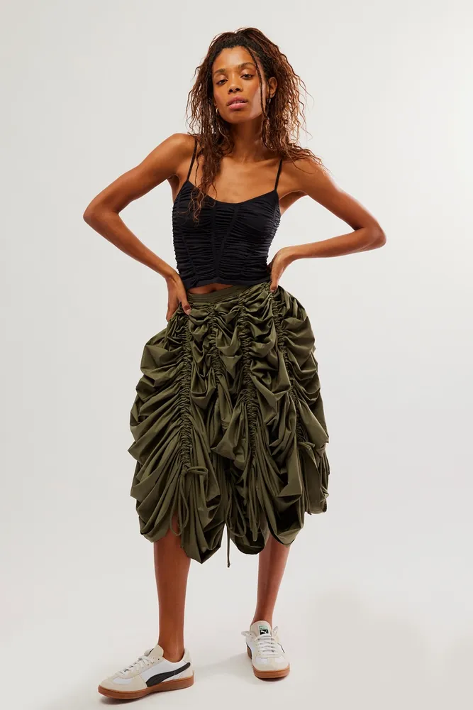 Norma Kamali Parachute Full Half Skirt