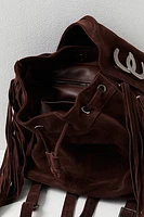 Understated Leather Lady Luck Backpack