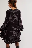 Estella Embroidered Mini Dress