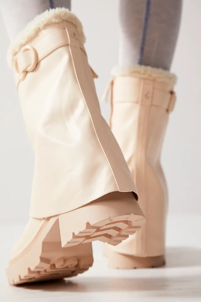Free People Felicity Foldover Boots in Pink