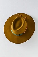 Montana Turquoise Wrap Felt Hat