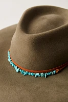 Montana Turquoise Wrap Felt Hat