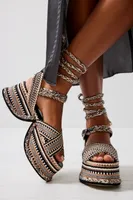 Beatriz Wrap Sandals