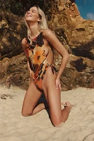 free-est The Pamela Printed One-Piece Swimsuit