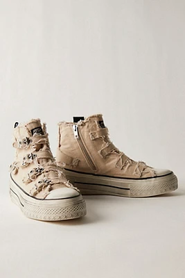 Mae Buckle Hi Top Sneakers