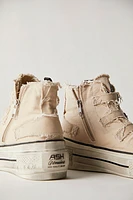 Mae Buckle Hi Top Sneakers