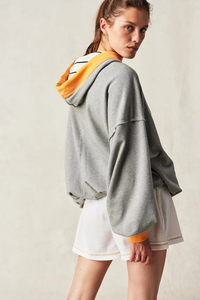 Seasoft Bubble Hem Hoodie