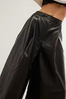 a.b.c Vegan Leather Gaucho Pants