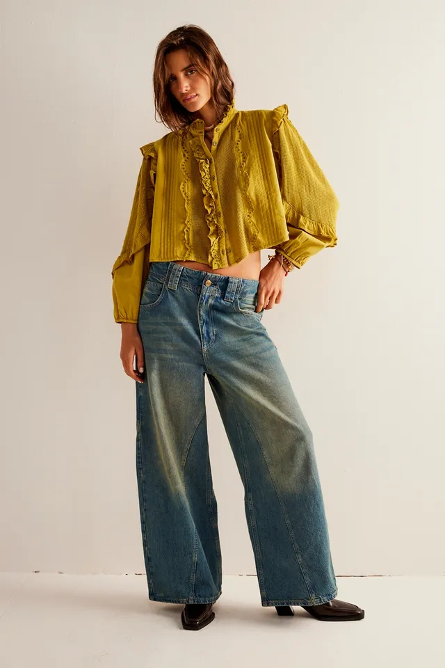 We The Free Mar Ruffle Blouse