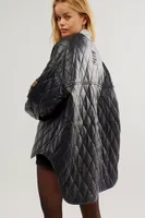 OneTeaspoon Eagle Eye Quilted Leather Jacket