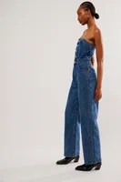 Diamante Denim Jumpsuit