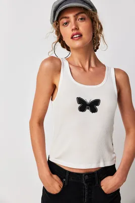 The Laundry Room Butterfly Stitch Tank