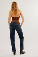 FRYE Low-Rise Straight Jeans