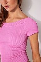 Ribbed Seamless Tee