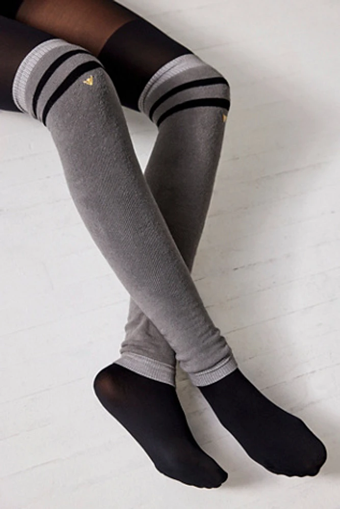 Arebesk Terry Stripe Leg Warmers