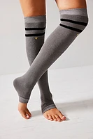 Arebesk Terry Stripe Leg Warmers