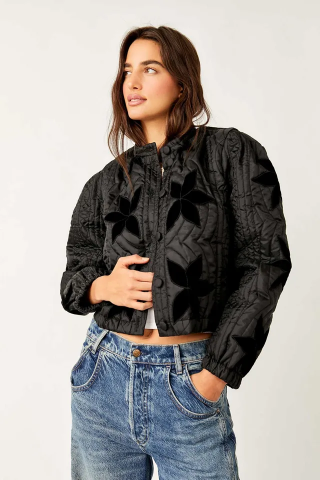 Free People Vintage Quilted Jacket