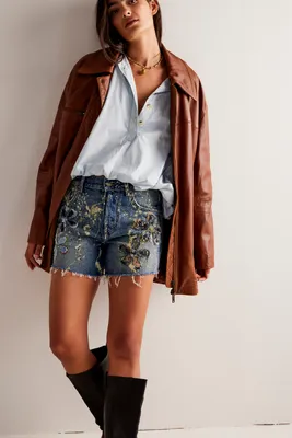Tricia Fix Reworked Ivy Mid-Rise Shorts