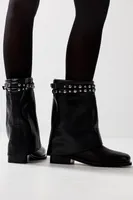 Scorpio Studded Foldover Boots