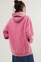 OneTeaspoon Pink Acid Speed Longline Sweatshirt