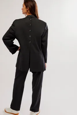 Havre Button Back Blazer Suit