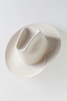 Blaze Suede Tie Felt Cowboy Hat