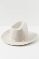 Blaze Suede Tie Felt Cowboy Hat