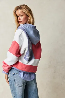 Tricia Fix American Flag Pullover