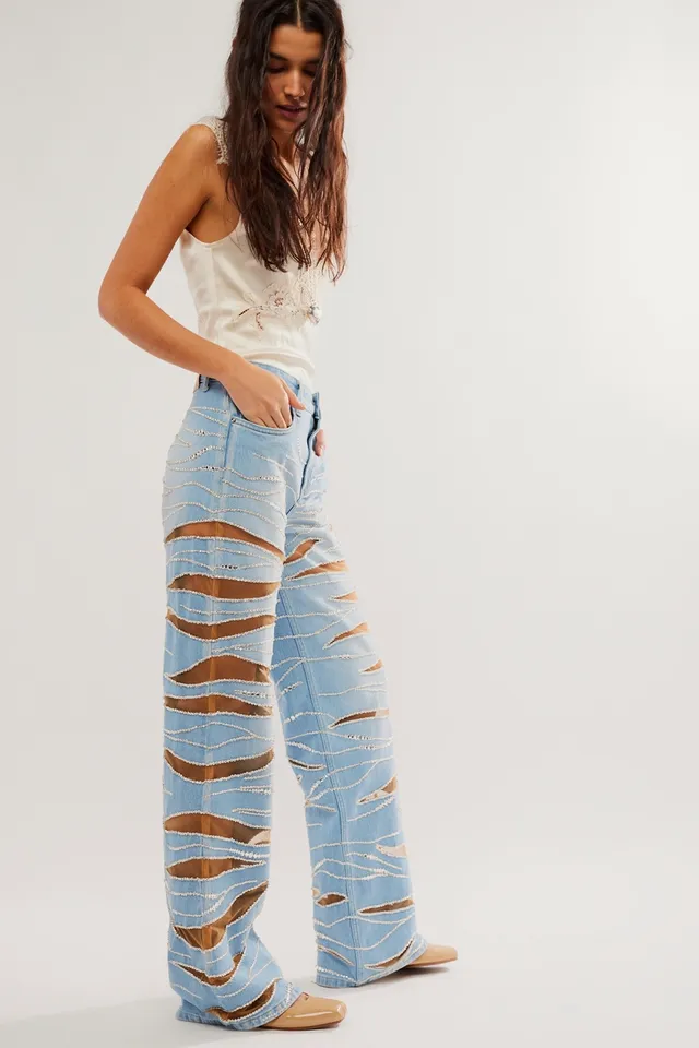 Wynona Coated Denim Pant – Retrofete