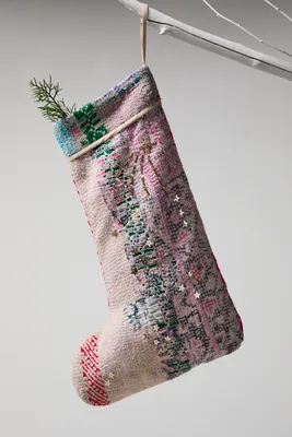 Skippy Cotton Embroidered Stocking