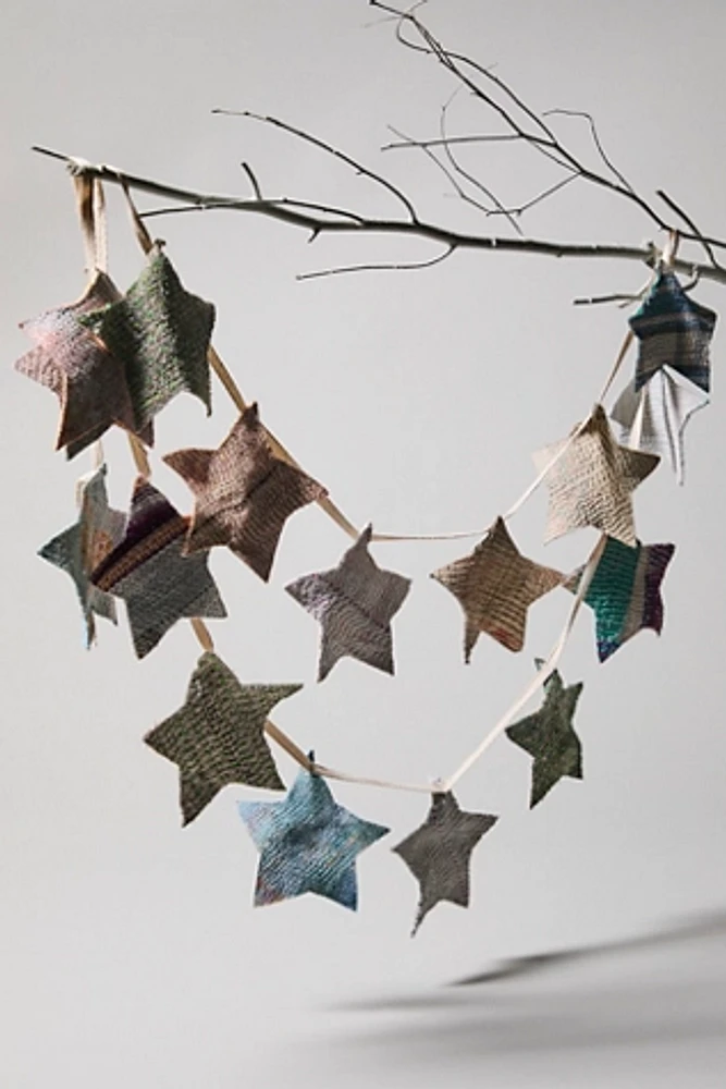 Skippy Cotton Kantha Star Garland