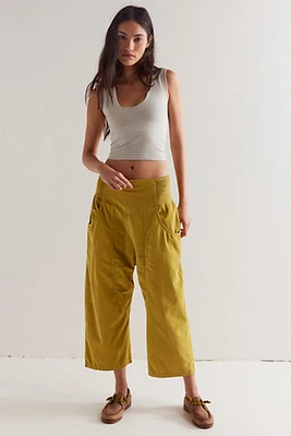 We The Free Lunan Crop Harem Cord Jeans