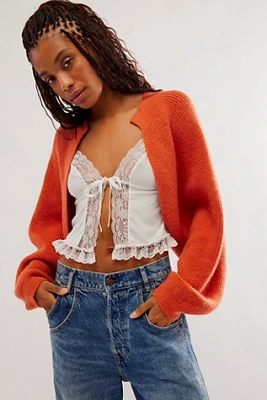 Cold Shoulder Rib Bolero