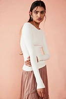 Low-Back Seamless Long Sleeve
