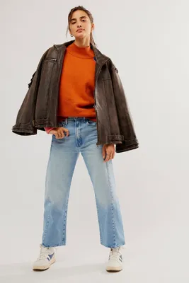 MOTHER The Half-Pipe Sneak Ankle Jeans