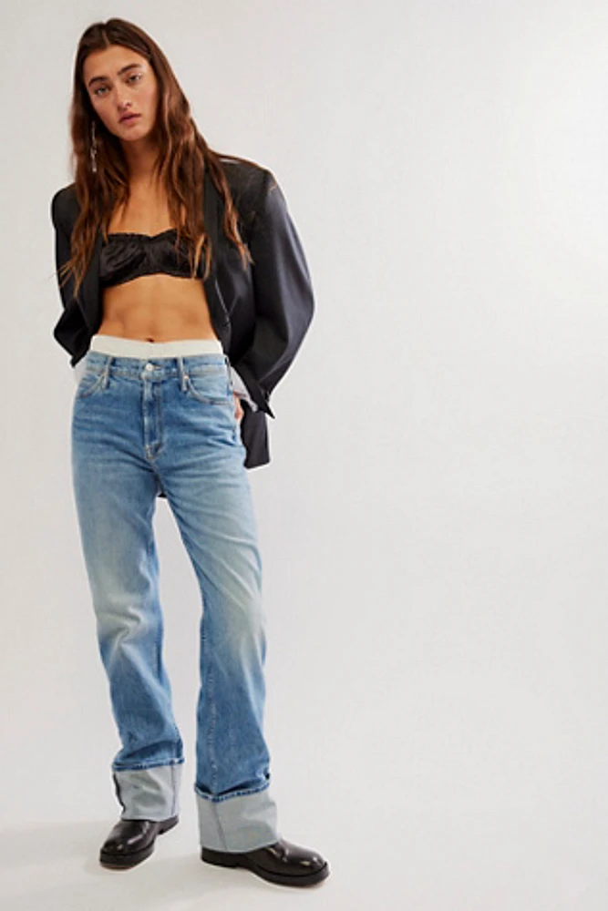 MOTHER The Duster Skimp Cuff Jeans