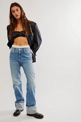 MOTHER The Duster Skimp Cuff Jeans