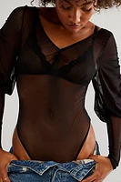 Tulle Gigot Bodysuit