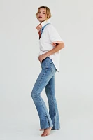 We The Free Level Up Slit Slim Flare Jeans