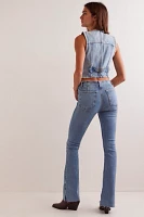 We The Free Level Up Slit Slim Flare Jeans