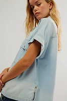 OneTeaspoon Classic Blue Boxy Denim Shirt