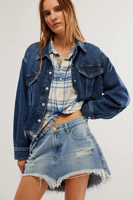 OneTeaspoon Junkyard Denim Mini Skirt