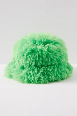 Goldbergh Bird Fluffy Bucket Hat