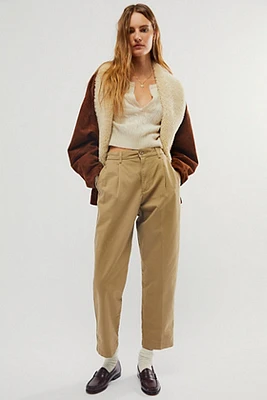 Dockers Original Khaki High Pleated Trousers