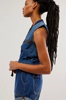 OneTeaspoon Lilly Sporty Denim Jumpsuit