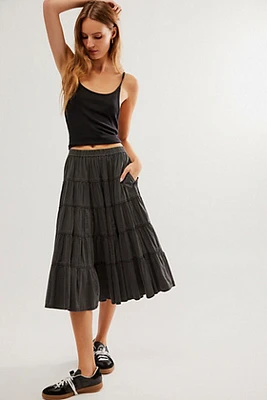 Full Swing Midi Skirt