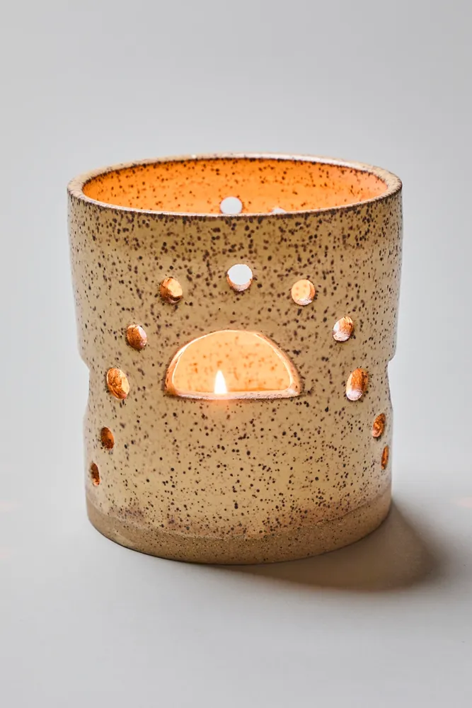 Public Stoneware X FP Sun Candle Holder