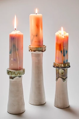 Public Stoneware Finca Candlestick Holder